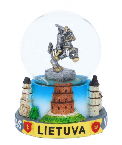 Sniego rutulys Lietuva su Vyčiu ir Lietuvos miestais